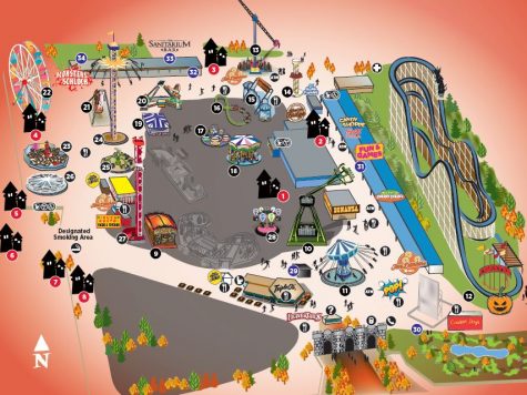 Fright Nights 2019 site map